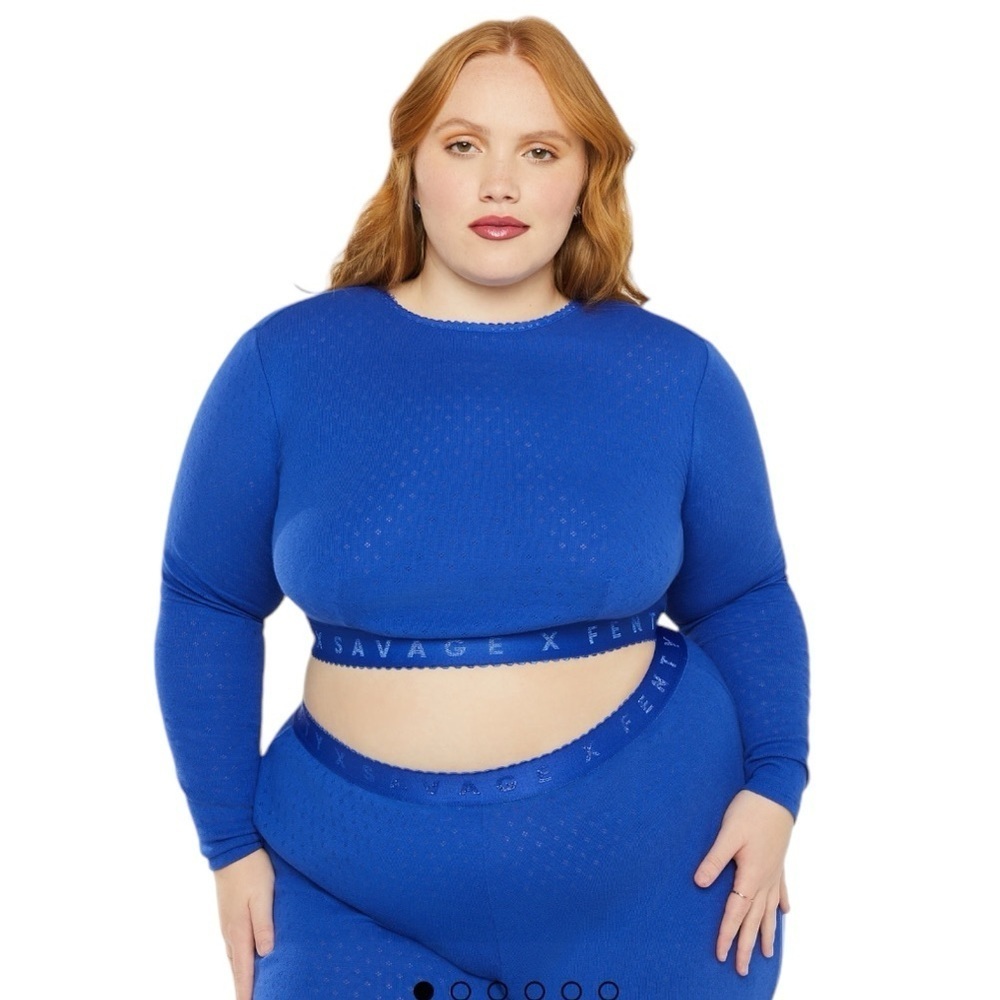 Savage x Fenty - NWT Savage x Cotton Jersey Open Back Crop Top Sz 1X